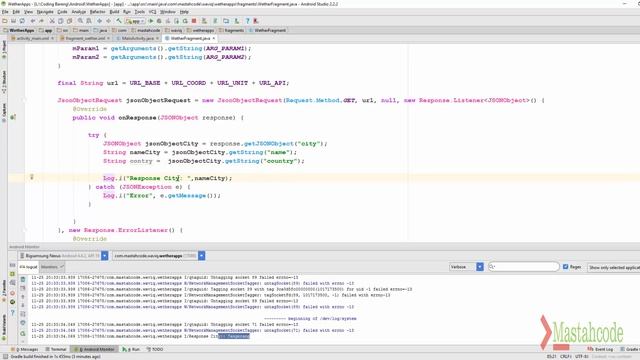 Tutorial Android Make A Weather Apps - Parse JSON to object смотреть онлайн