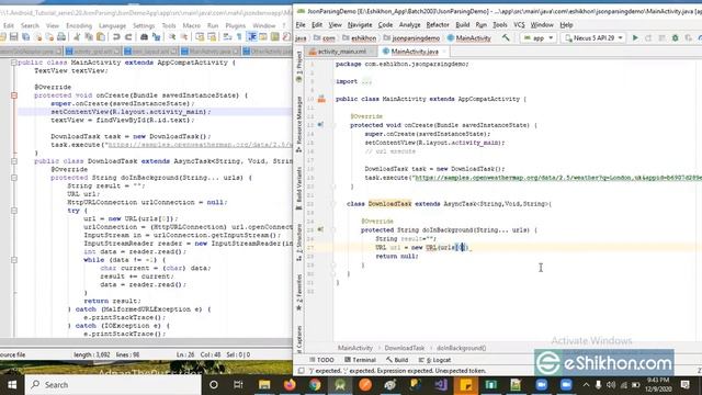 How to Create JSON file in Android Studio 2021| JSON Parsing | Batch - 203 Class - 20 смотреть онлайн