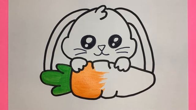 Bolalar uchun quyon rasm chizish / Как нарисовать Кролика детям / How to draw a Rabbit for Kids ? смотреть онлайн