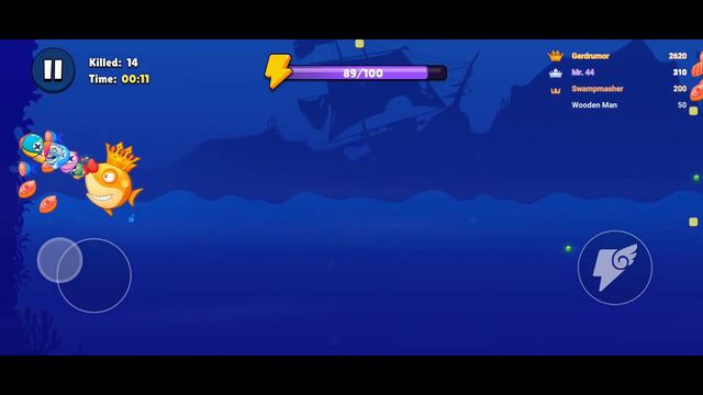 Blue Monster Fish - Hide n Eat - King Fish.IO - SHAKER & BOSS Shark - fishdom ocean - Casual смотреть онлайн