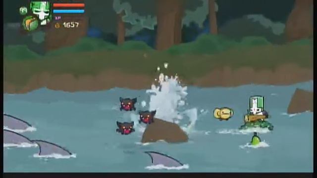 Castle Crasher Full Game Video Part 07/29 - Rapids Ride/Catfish смотреть онлайн
