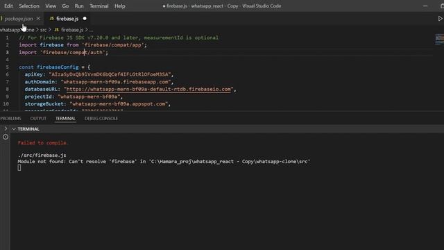 Fix 'firestore' is not a function & can't resolve 'firebase' module || firebase Error смотреть онлайн