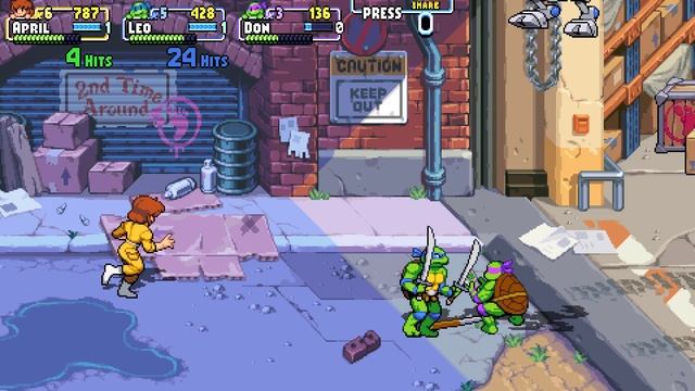 Teenage Mutant Ninja Turtles: Shredder's Revenge - 4K - Arcade Mode - 6 Player Online Co-op смотреть онлайн