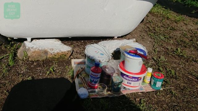 Я взяла старую чугунную ванну и превратила ее в мини-бассейн?☀️ Вся семья в восторге, особенно дети смотреть онлайн