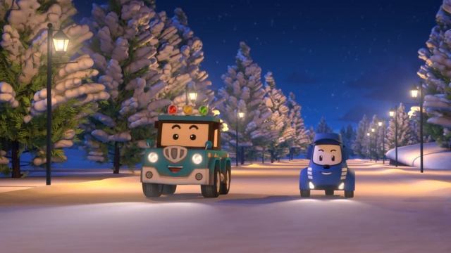 ♫ We wish you a Merry Christmas | Robocar POLI | Chistmas Carol смотреть онлайн