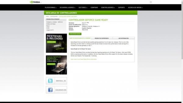 Nvidia drivers GeForce 512.77 WHQL Game Ready