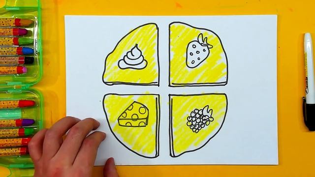 Как нарисовать БЛИНЫ на Масленицу смотреть онлайн