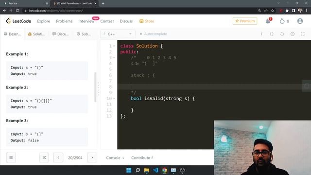 20. Valid Parentheses | Leetcode | Neetcode | @ShubhamChhimpa смотреть онлайн
