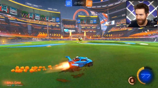 1v1ing a Pro for 10,000 Credits In Rocket League