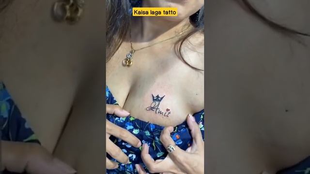 Kaisa laga tatto #shorts смотреть онлайн