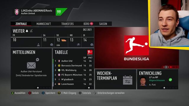 NUR FLÜGELSPIELER !! 👽🚀🏆 KARRIERE EXPERIMENT in FIFA 22 (Heftige Entwicklungen) смотреть онлайн