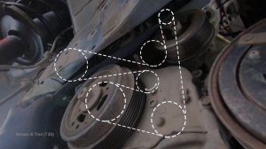 How to change serpentine belt on NISSAN X TRAIL T30 [TUTORIAL AUTODOC]