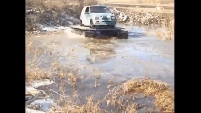 Болотоход Ока на гусеницах. смотреть онлайн