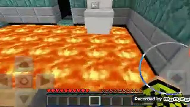 Прохождение карты пол это лава в Minecraft Pe 1.1.0.55 смотреть онлайн