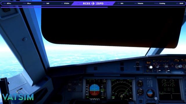 【MSFS2020】TSA➝PVG / RCSS➝ZSPD / 松山➝蒲東 / A320 / Vatsim / A Pilot Life / смотреть онлайн