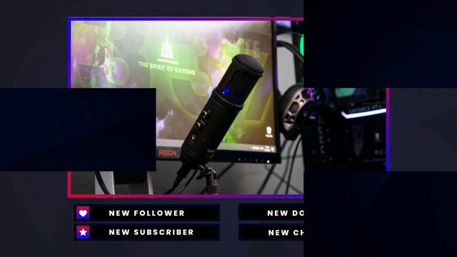 Neon Blue and Red Twitch Stream Overlay! смотреть онлайн