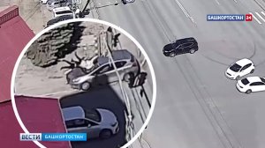 Момент страшного ДТП на улице Энтузиастов в Уфе попало на видео
