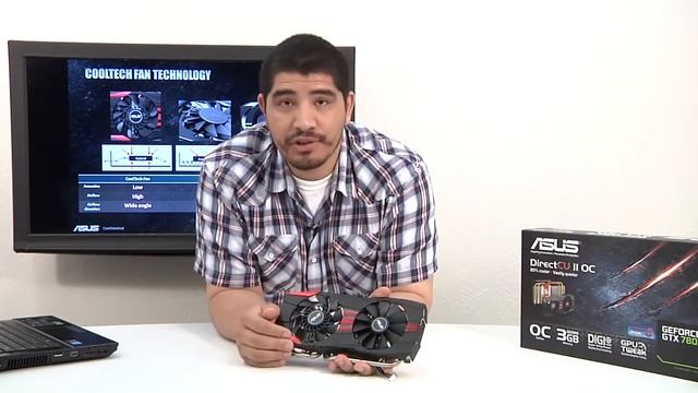 Asus GeForce GTX 780 Ti DirectCU II OC -näytönohjain 3 Gt (PCIe 3.0) (Tuote: 814155) смотреть онлайн