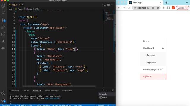 How to use Ant Design Menu Component | Create Menu, Submenu, Group, Vertical & Inline Menu in React смотреть онлайн