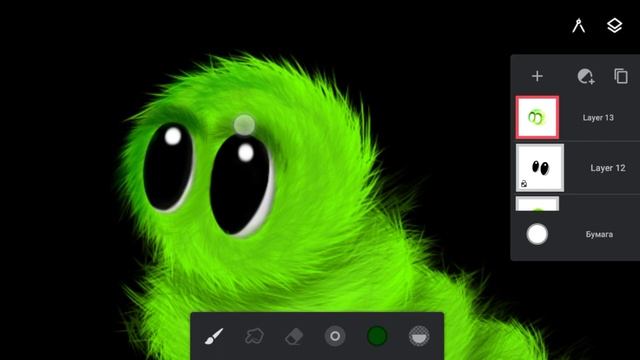 Как нарисовать гусеницу в Infinite Painter смотреть онлайн