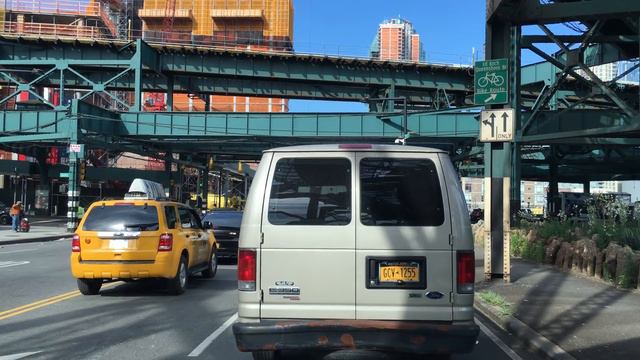 Driving Downtown - Long Island City 4K - New York City USA смотреть онлайн