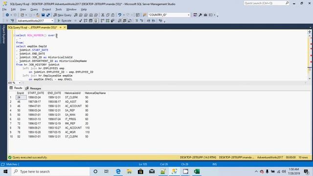 OLTP To DW OLAP : EmpDepHistIntrim & DepHist Dim - 4 смотреть онлайн
