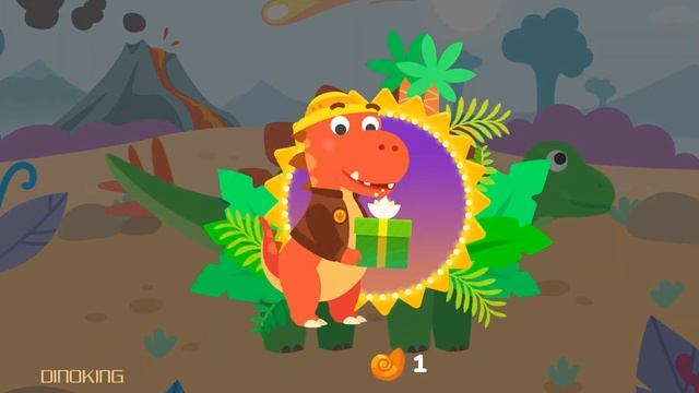 12 DINOSAURS: T-REX, SPINOSAURUS, TRICERATOPS, VELOCIRAPTOR, SAUROLOPHUS - DINO KING GAMES - 230813 смотреть онлайн