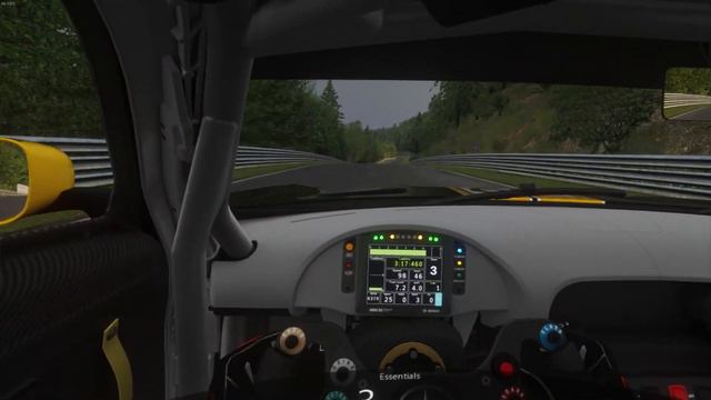 Mercedes-Benz GT3 @ Nordschleife Tourist hazy weather sunrise lap (6:40 from pit) - Assetto Corsa V смотреть онлайн