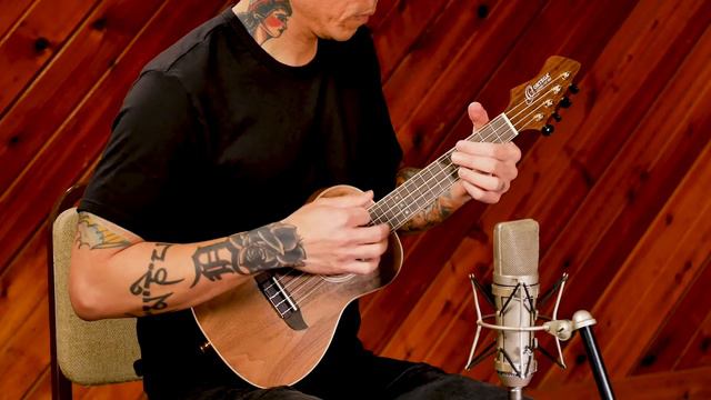 Horizon Concert Ukulele by Ortega Guitars - Walnut - RUWN смотреть онлайн