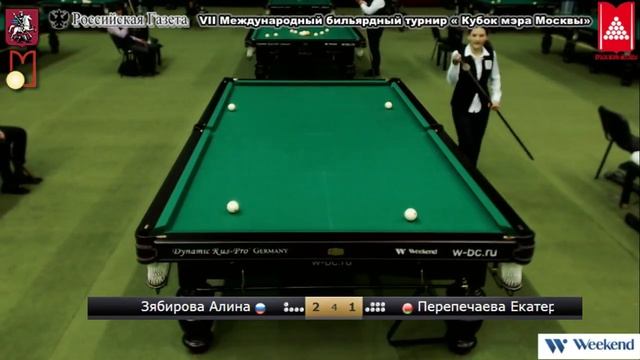 Зябирова Алина (RUS) - (BLR)  Перепечаева Екатерина « Кубок мэра Москвы 2018 »