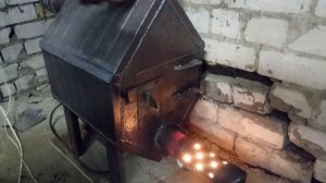 Горелка на отработке.  Доработка ч.1