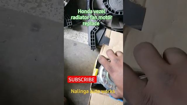 honda vezel radiator fan motor replace смотреть онлайн
