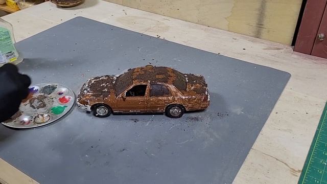 How to Rust effect your Model car with vinegar / crown victoria смотреть онлайн