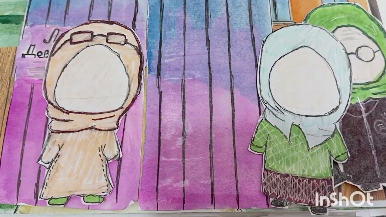 Мультик с Бумажными куклами /3серия Лагерь/Бумажные истории/paper dollhouse смотреть онлайн