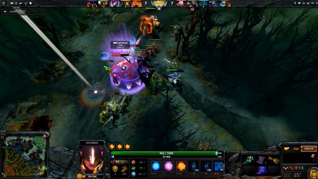 DOTA 2: INVOKER destroys Luna смотреть онлайн