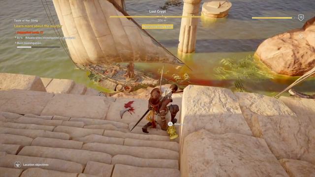 Assassins Creed Origins Episode 3: Reaching level 12 to end the snake once and for all. смотреть онлайн