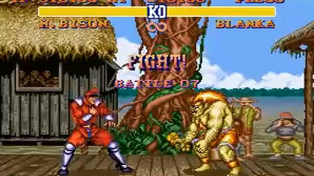 Street Fighter 2 Champion Edition (SNES) M.Bison Gameplay смотреть онлайн