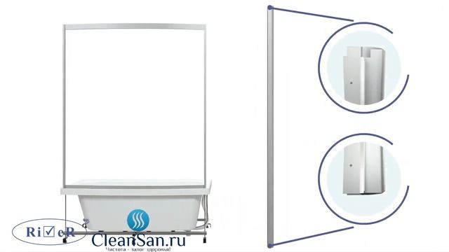 Душевая кабина River Wisla 150 80 55 MT смотреть онлайн