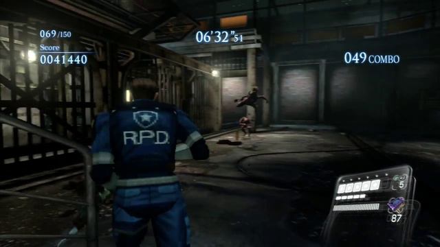 Resident Evil 6 - Rooftop-Retro Leon Mercenaries смотреть онлайн