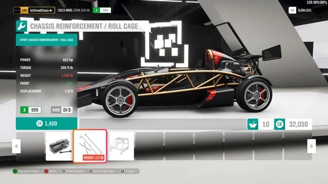 Forza Horizon 4 - 2013 Ariel Atom 500 V8 - Customize and Drive смотреть онлайн