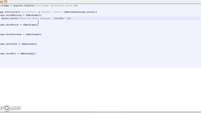 Easy notifications in AngularJs applications смотреть онлайн