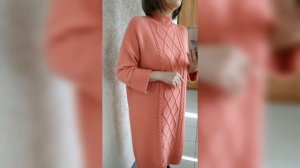 ВАУ ШИКАРНЫЕ платья спицами ? 50 моделей вязаных платьев для вдохновения