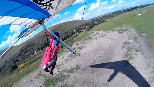 Солоновка - посадка дельтаплана смотреть онлайн