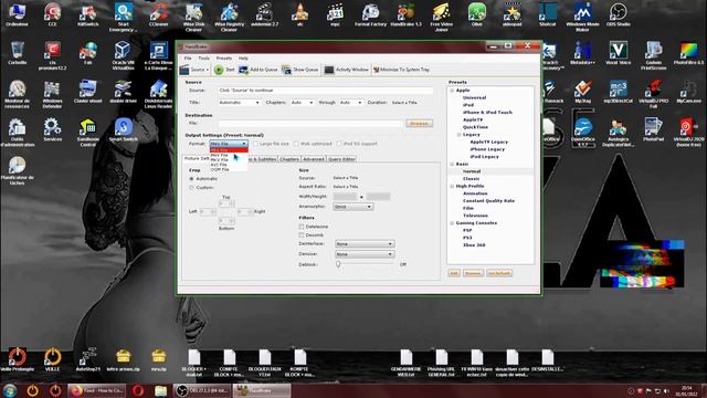 handbrake windows VS format avi смотреть онлайн