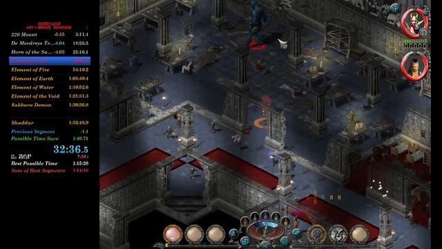 Sacred Speedrun Any% Bronze In 1:05:16 (RTA, Demoness)