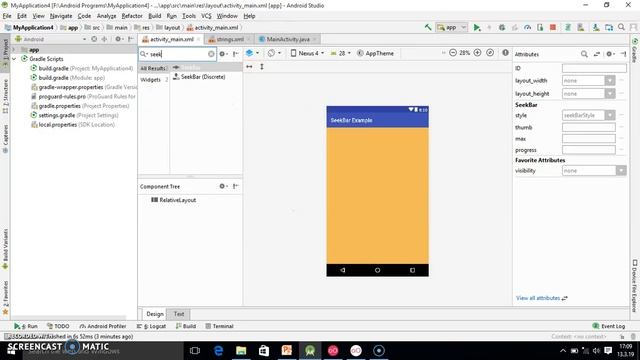 SeekBar Tutorial in Android,#58 смотреть онлайн