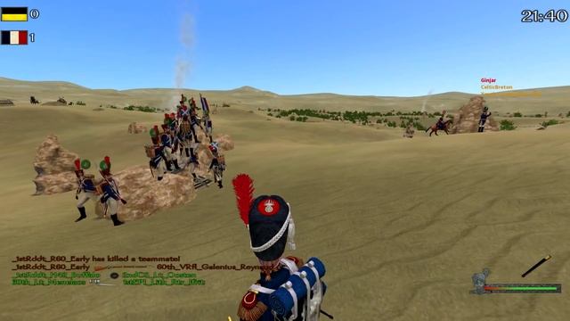 Napoleonic Wars - NA Line Battles 1/18/2013 - 1st Reddit Brigade Hader gets howie смотреть онлайн