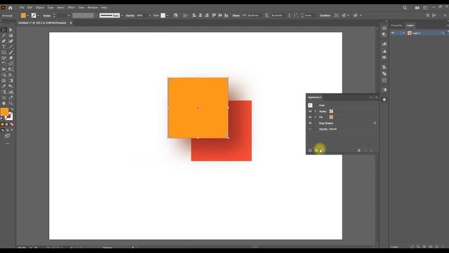 #29 Эффект тени Drop Shadow в Adobe Illustrator смотреть онлайн