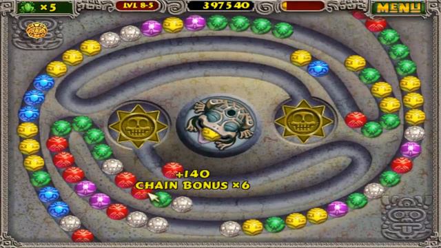 Zuma Deluxe Walkthrough HD - Stage 8