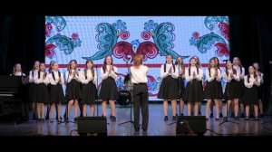 Болгарская народная песня "Бре, Петрунька" переложение для детского хора И. Петровой. Юбилей МДШИ2